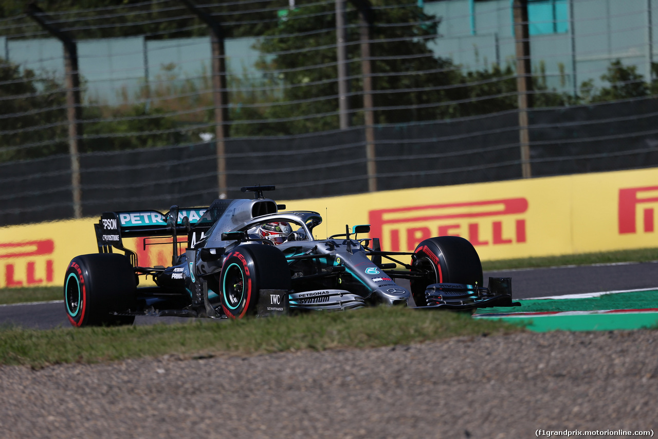 GP GIAPPONE, 13.10.2019- Qualifiche, Lewis Hamilton (GBR) Mercedes AMG F1 W10 EQ Power