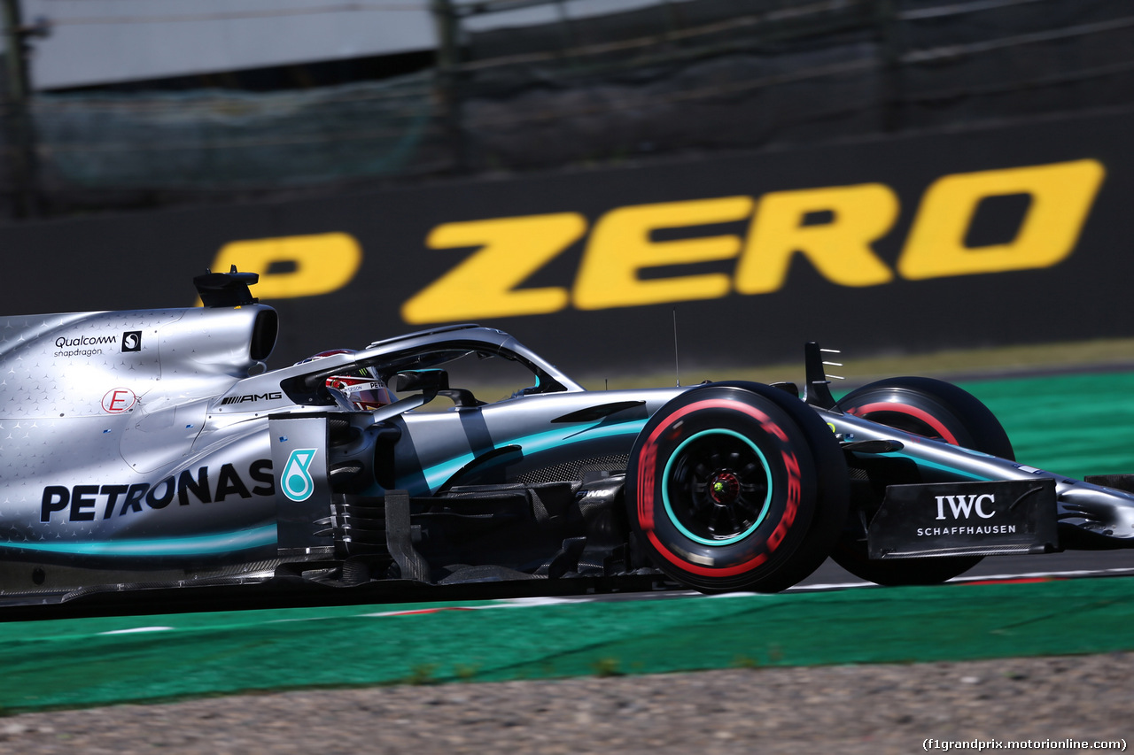 GP GIAPPONE, 13.10.2019- Qualifiche, Lewis Hamilton (GBR) Mercedes AMG F1 W10 EQ Power