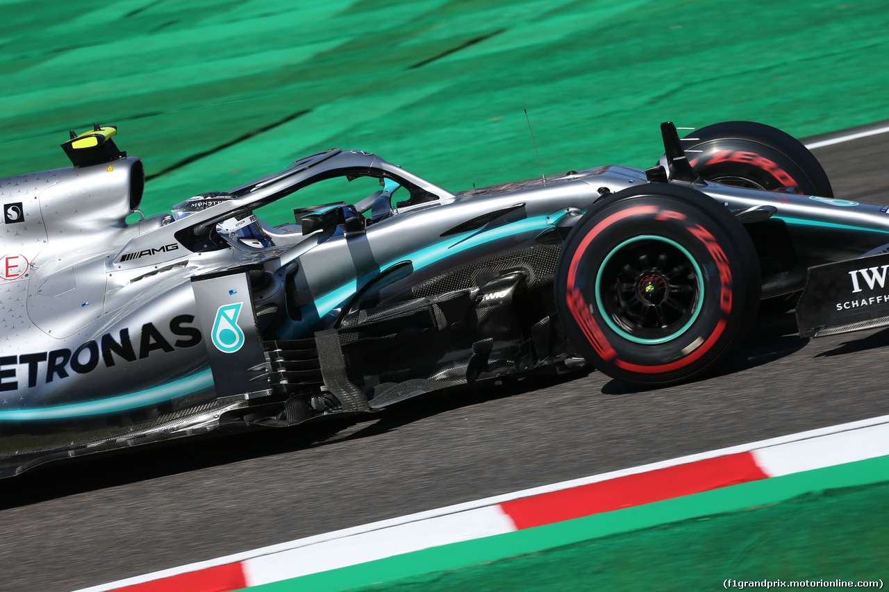 GP GIAPPONE, 13.10.2019- Qualifiche, Valtteri Bottas (FIN) Mercedes AMG F1 W10 EQ Power