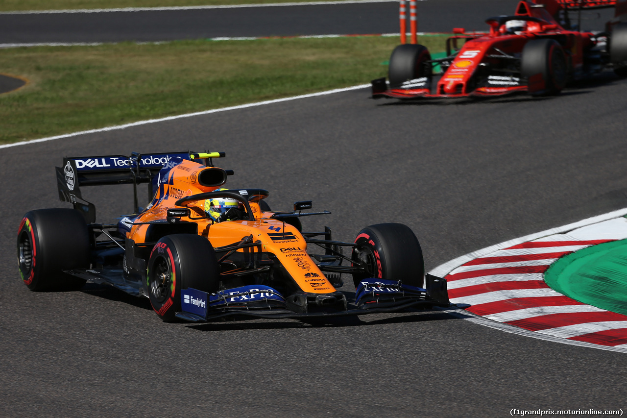 GP GIAPPONE, 13.10.2019- Qualifiche, Lando Norris (GBR) Mclaren F1 Team MCL34