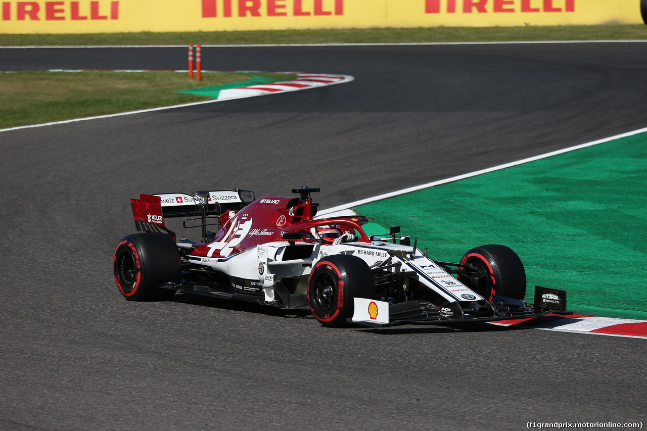 GP GIAPPONE, 13.10.2019- Qualifiche, Kimi Raikkonen (FIN) Alfa Romeo Racing C38