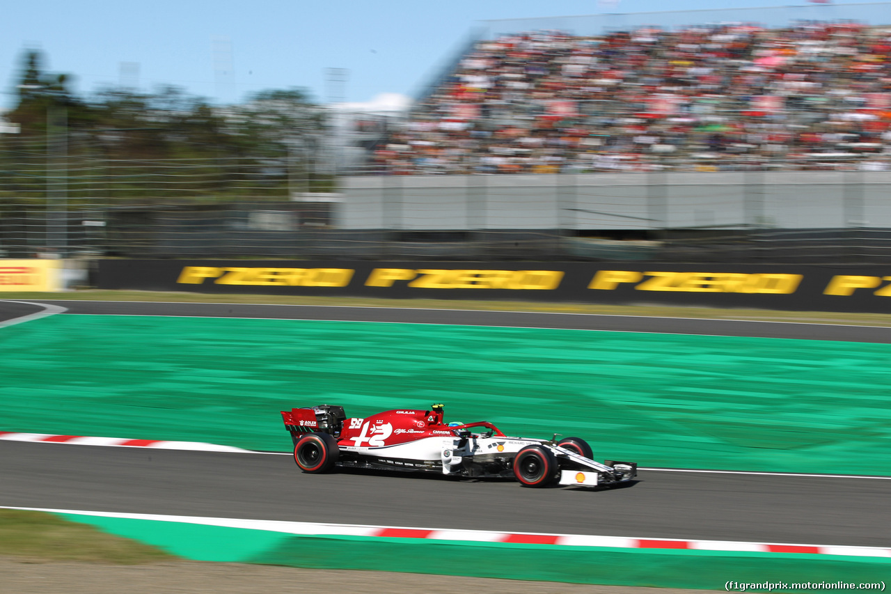 GP GIAPPONE, 13.10.2019- Qualifiche, Antonio Giovinazzi (ITA) Alfa Romeo Racing C38
