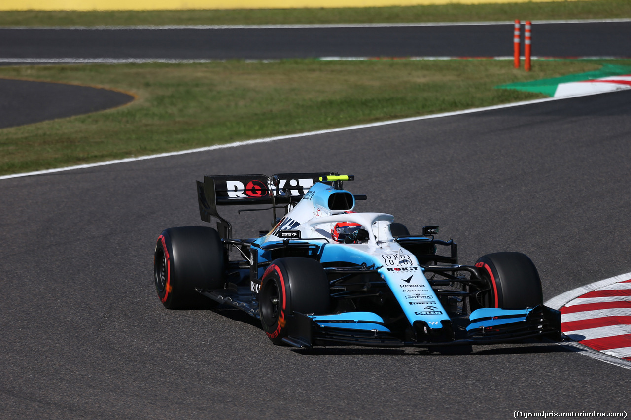 GP GIAPPONE, 13.10.2019- Qualifiche, Robert Kubica (POL) Williams F1 FW42
