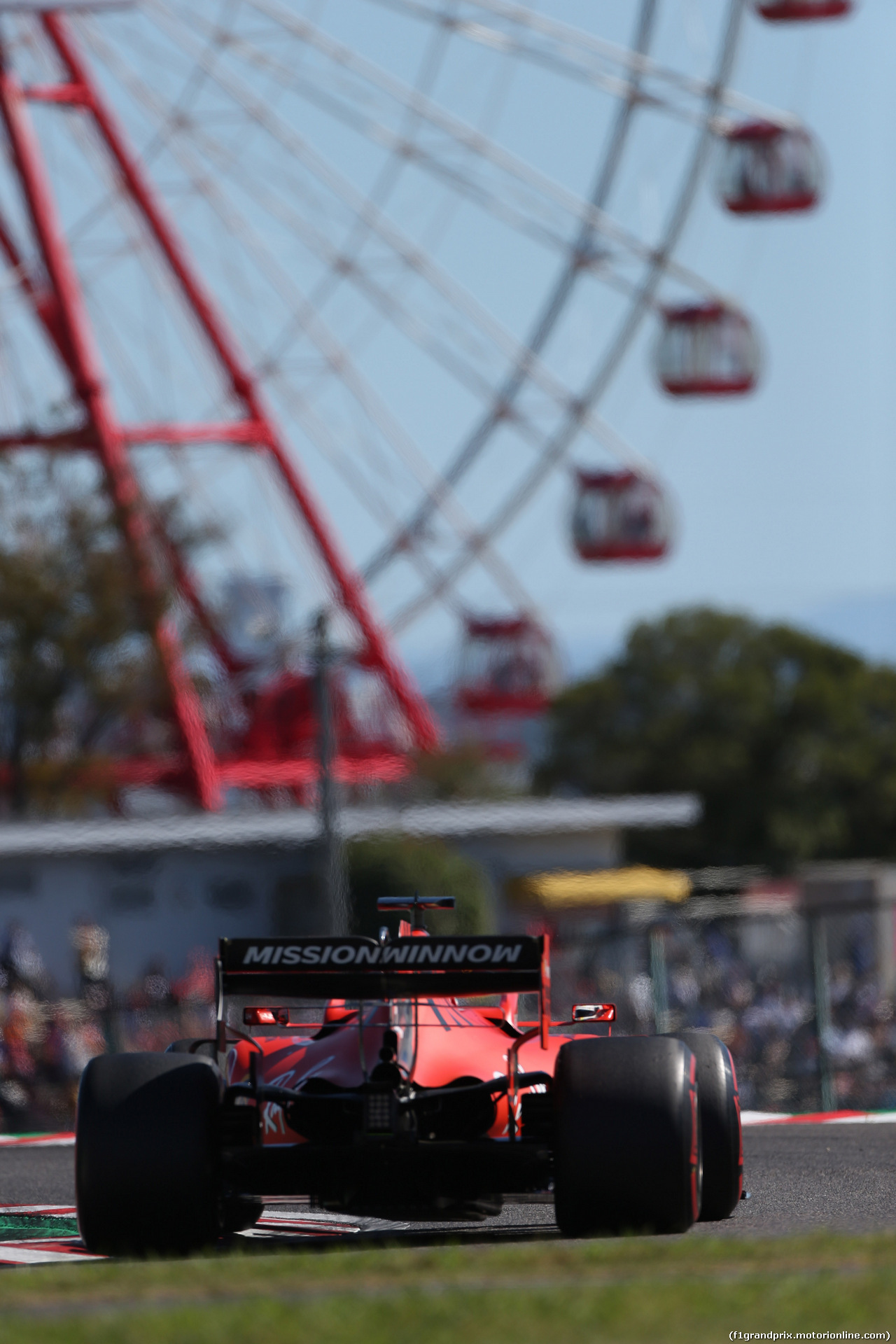 GP GIAPPONE, 13.10.2019- Qualifiche, Sebastian Vettel (GER) Ferrari SF90