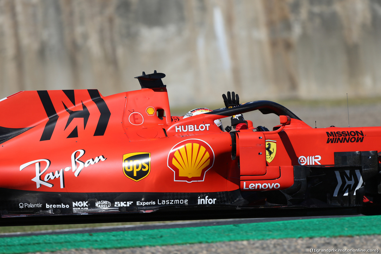 GP GIAPPONE, 13.10.2019- Qualifiche, Sebastian Vettel (GER) Ferrari SF90