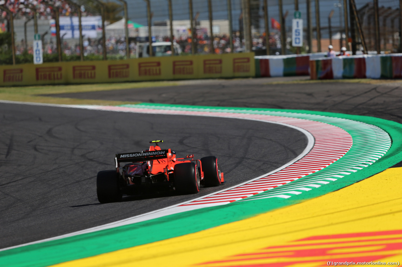 GP GIAPPONE, 13.10.2019- Qualifiche, Charles Leclerc (MON) Ferrari SF90