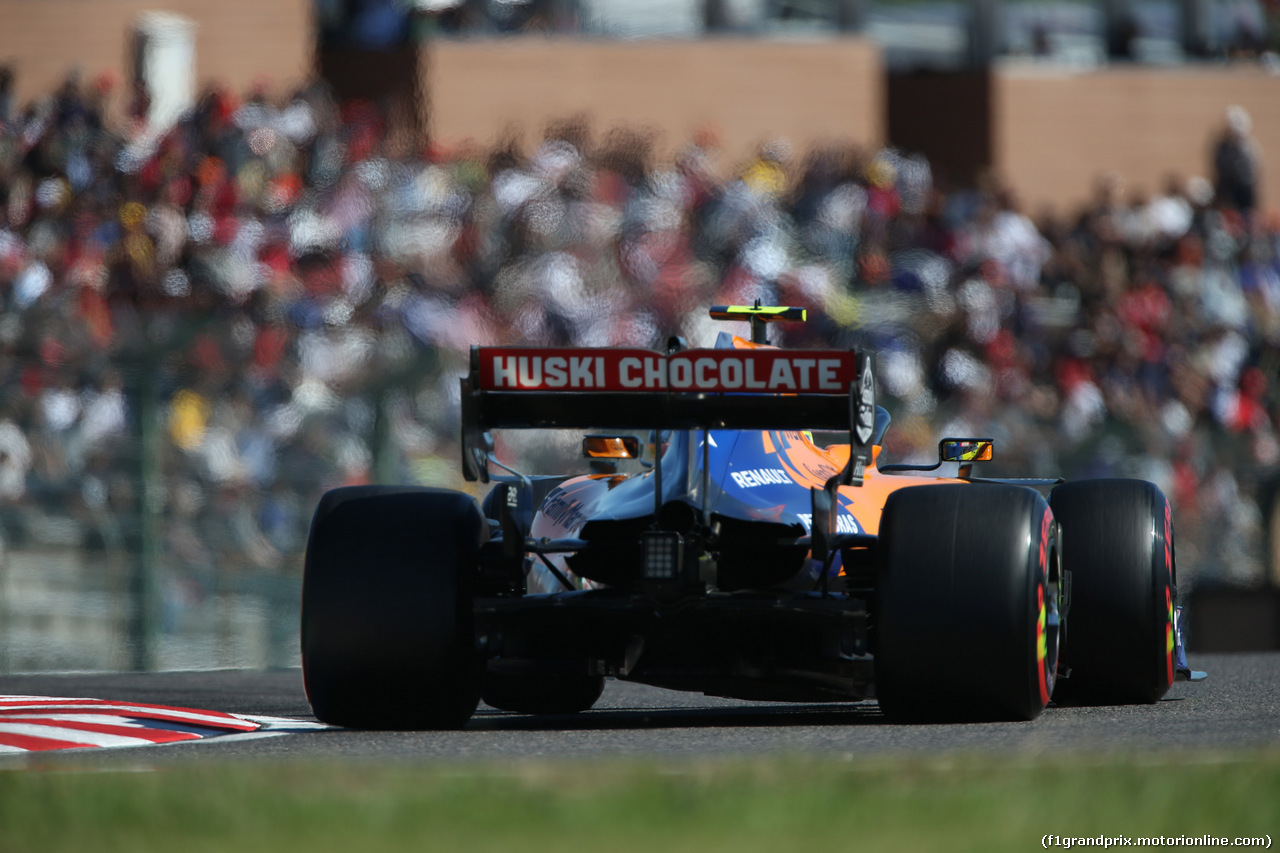 GP GIAPPONE, 13.10.2019- Qualifiche, Lando Norris (GBR) Mclaren F1 Team MCL34