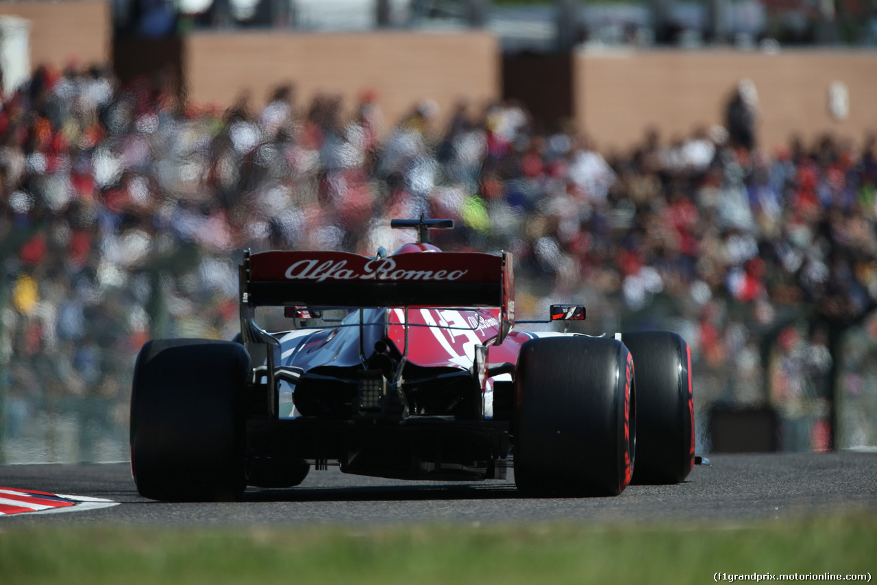 GP GIAPPONE, 13.10.2019- Qualifiche, Kimi Raikkonen (FIN) Alfa Romeo Racing C38