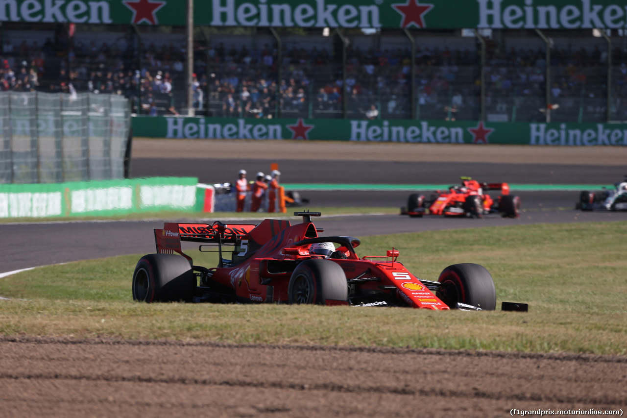 GP GIAPPONE, 13.10.2019- Gara, Sebastian Vettel (GER) Ferrari SF90