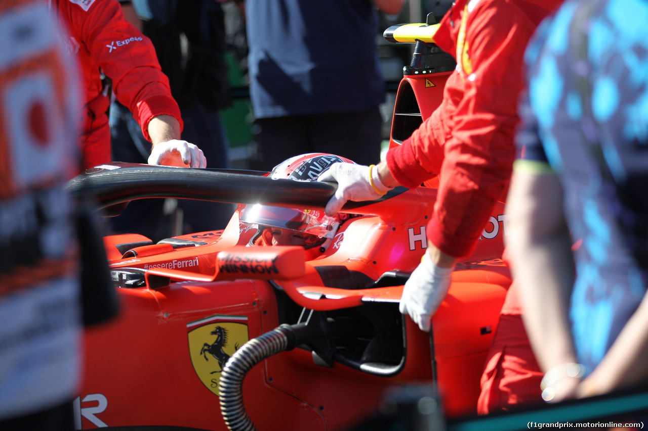 GP GIAPPONE, 13.10.2019- partenzaing grid,  Charles Leclerc (MON) Ferrari SF90