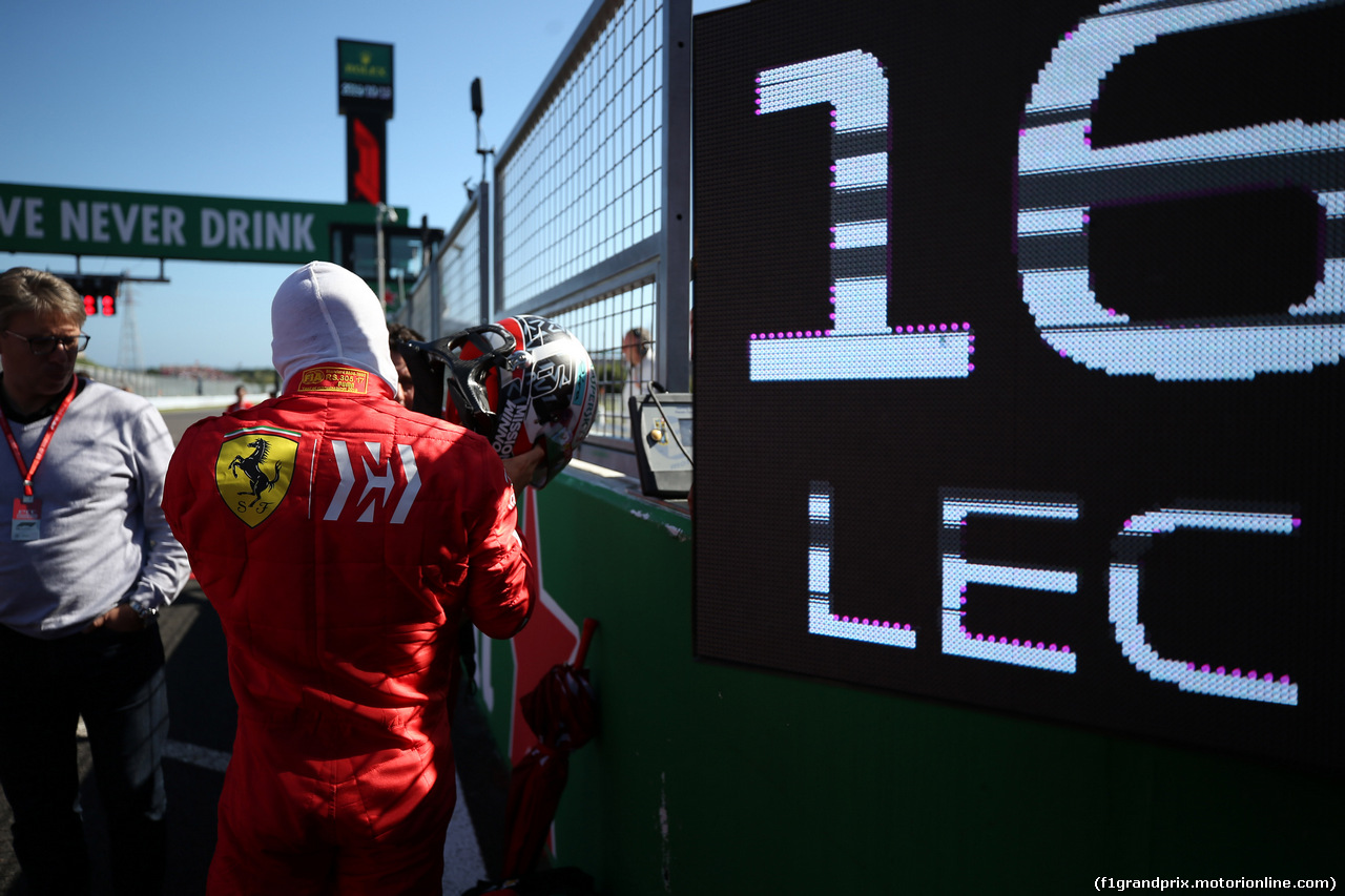 GP GIAPPONE, 13.10.2019- partenzaing grid,  Charles Leclerc (MON) Ferrari SF90