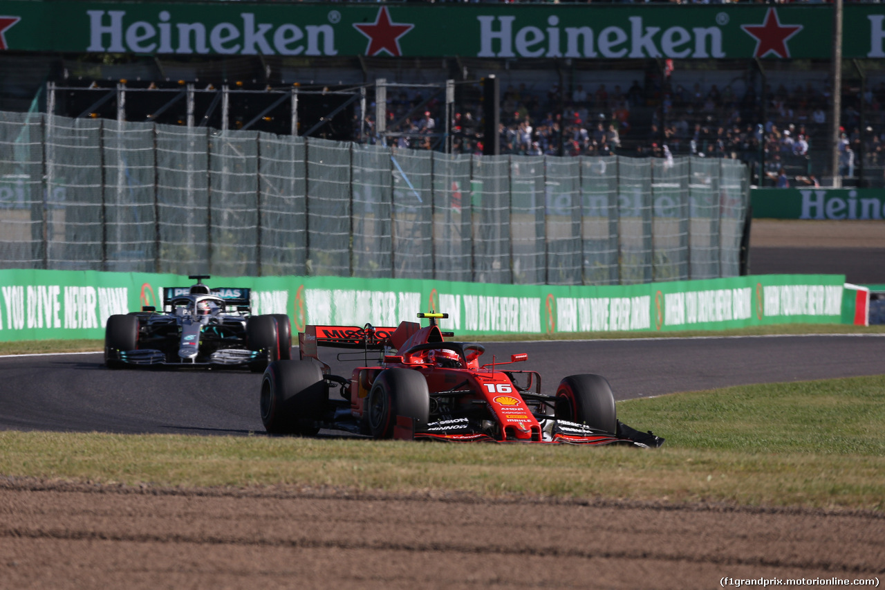 GP GIAPPONE, 13.10.2019- Gara, Charles Leclerc (MON) Ferrari SF90