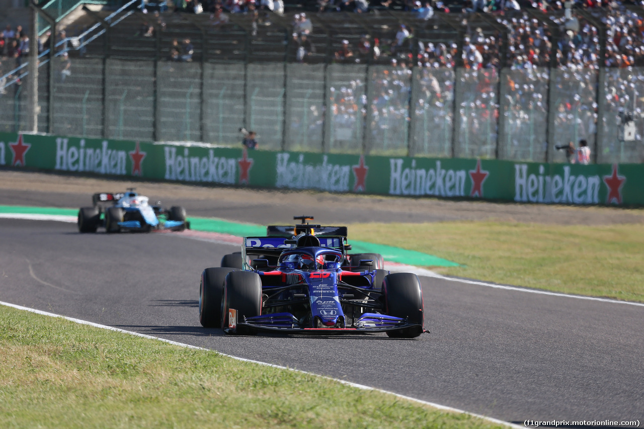 GP GIAPPONE, 13.10.2019- Gara, Daniil Kvyat (RUS) Scuderia Toro Rosso STR14