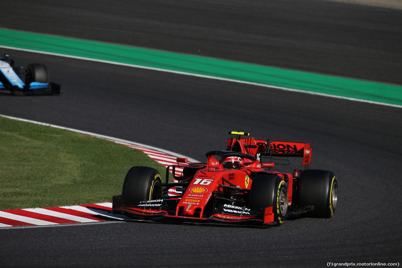 GP GIAPPONE, 13.10.2019- Gara, Charles Leclerc (MON) Ferrari SF90