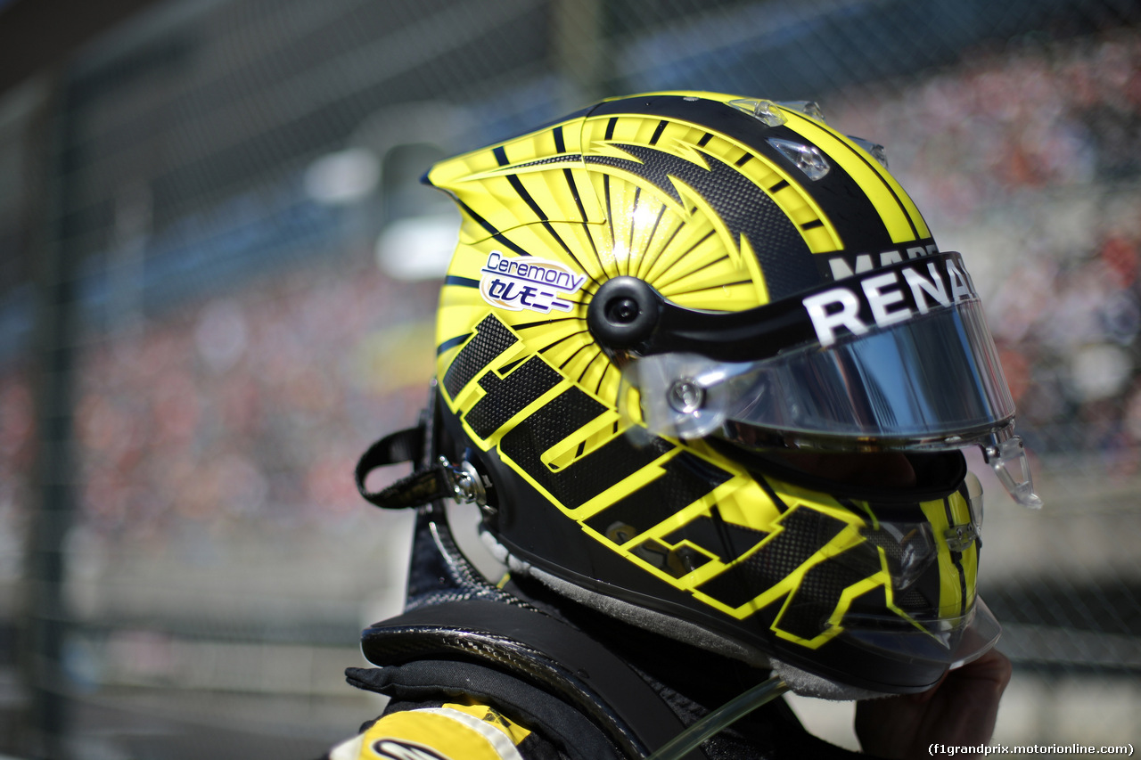 GP GIAPPONE, 13.10.2019- partenzaing grid,  Nico Hulkenberg (GER) Renault Sport F1 Team RS19