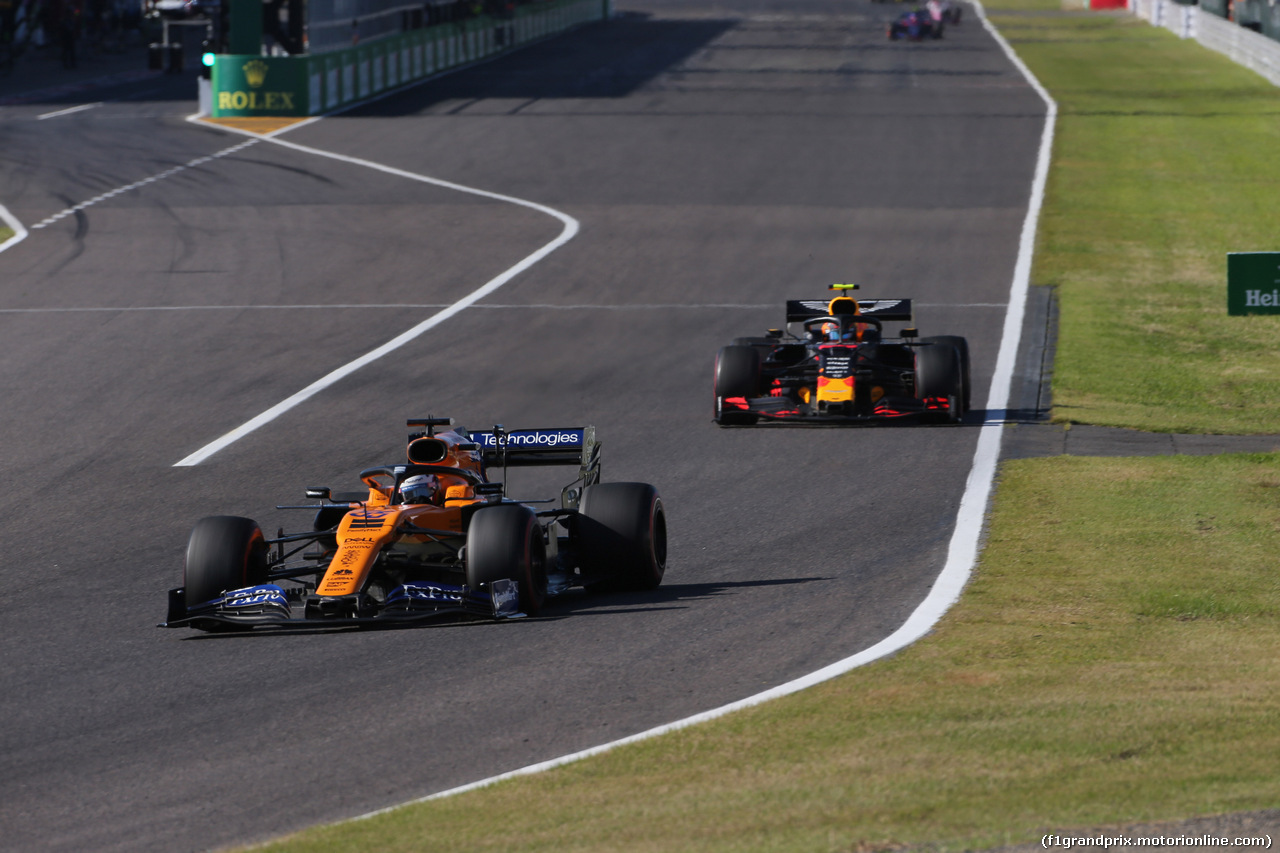 GP GIAPPONE, 13.10.2019- Gara, Carlos Sainz Jr (ESP) Mclaren F1 Team MCL34