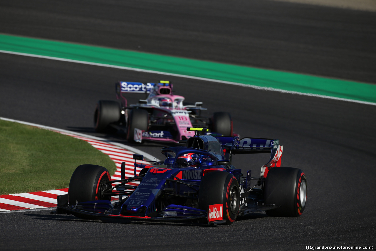 GP GIAPPONE, 13.10.2019- Gara, Pierre Gasly (FRA) Scuderia Toro Rosso STR14