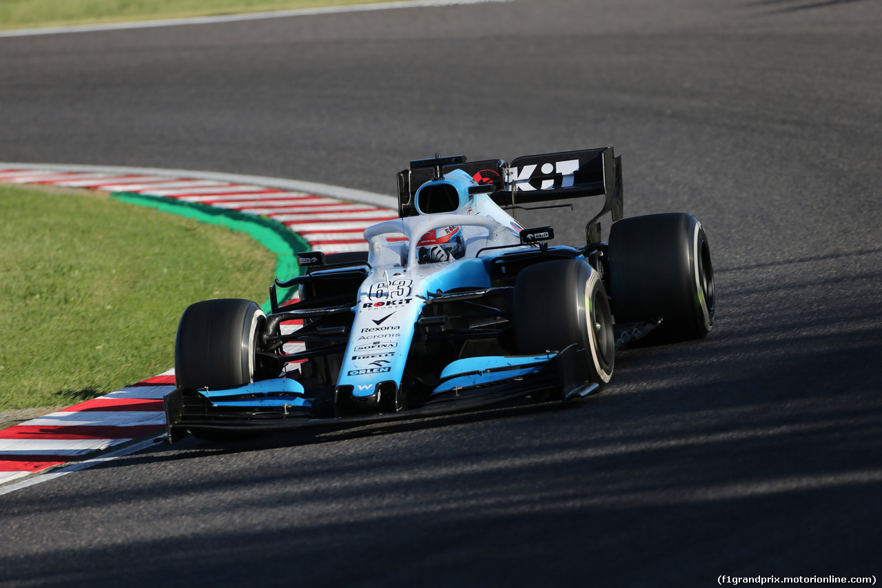 GP GIAPPONE, 13.10.2019- Gara, George Russell (GBR) Williams F1 FW42