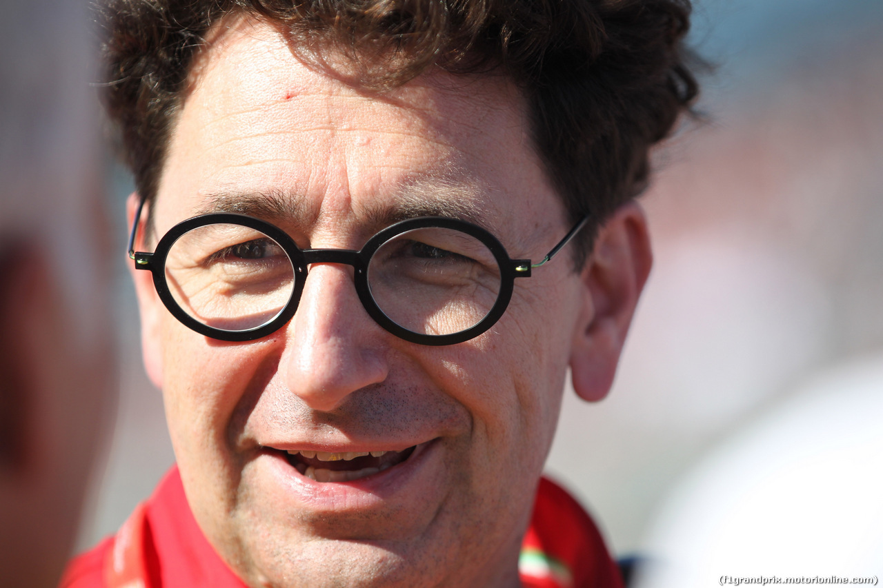 GP GIAPPONE, 13.10.2019- partenzaing grid, Mattia Binotto (ITA) Ferrari Team Principal