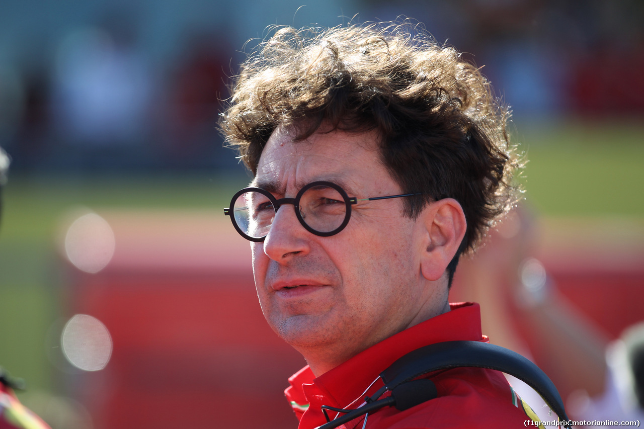 GP GIAPPONE, 13.10.2019- partenzaing grid, Mattia Binotto (ITA) Ferrari Team Principal