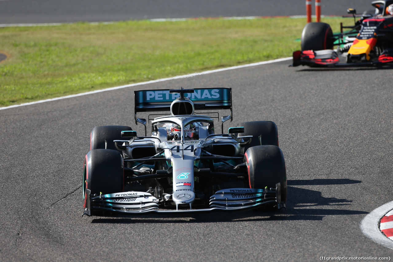 GP GIAPPONE, 13.10.2019- Gara, Lewis Hamilton (GBR) Mercedes AMG F1 W10 EQ Power