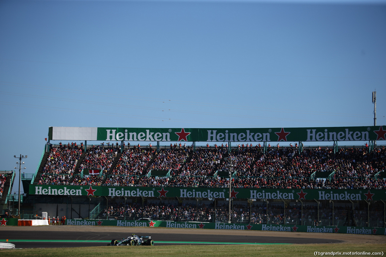 GP GIAPPONE, 13.10.2019- Gara, Valtteri Bottas (FIN) Mercedes AMG F1 W10 EQ Power