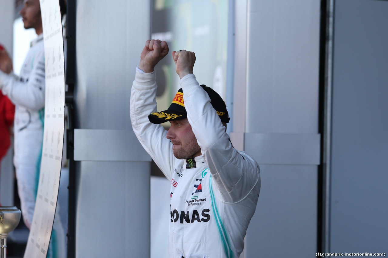 GP GIAPPONE, 13.10.2019- podium, winner Valtteri Bottas (FIN) Mercedes AMG F1 W10 EQ Power