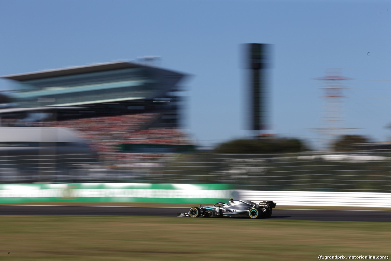 GP GIAPPONE, 13.10.2019- Gara, Valtteri Bottas (FIN) Mercedes AMG F1 W10 EQ Power