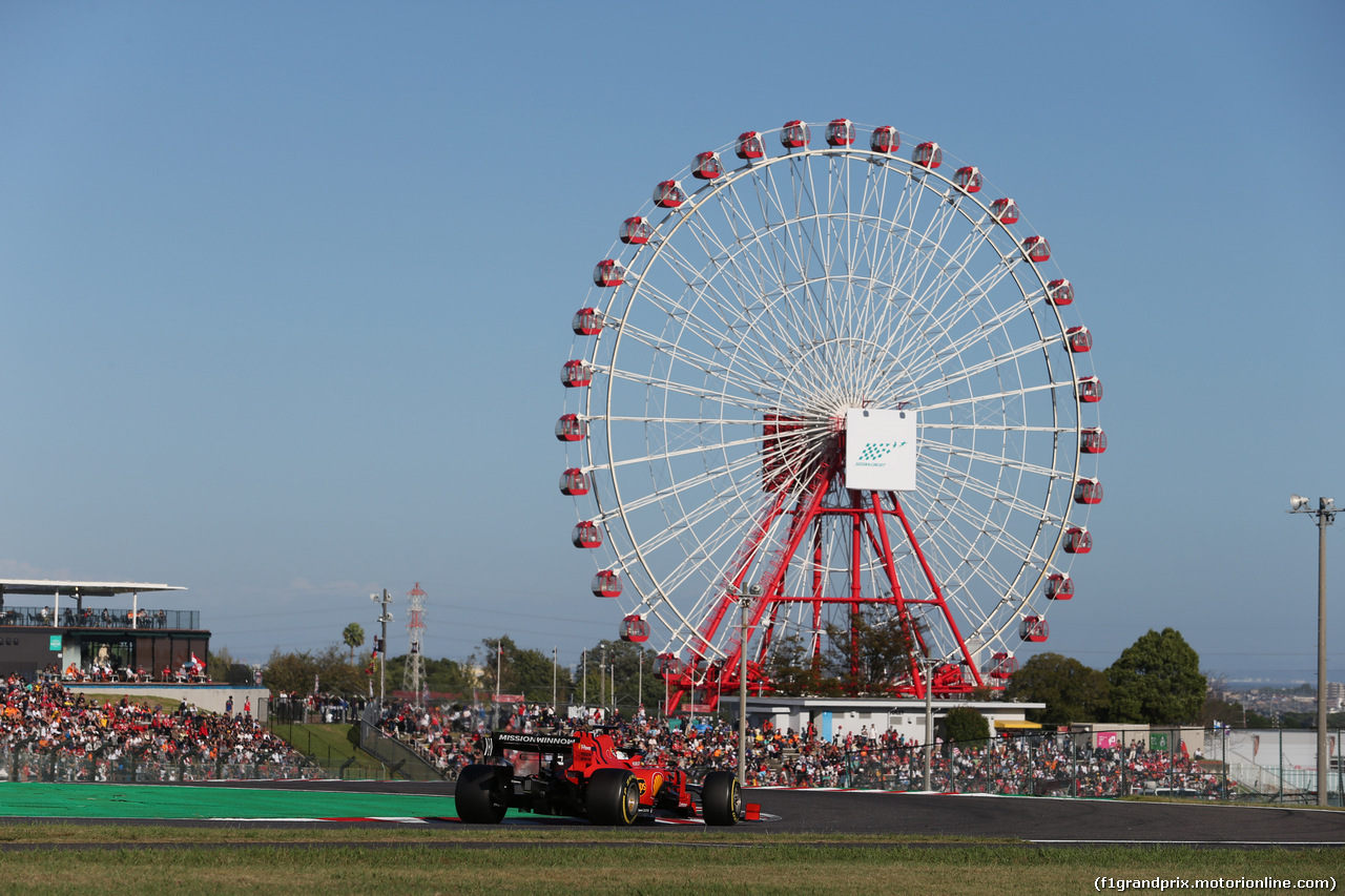 GP GIAPPONE, 13.10.2019- Gara, Sebastian Vettel (GER) Ferrari SF90