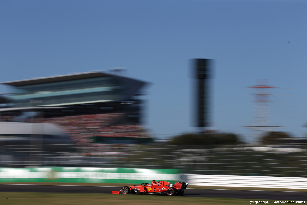 GP GIAPPONE, 13.10.2019- Gara, Sebastian Vettel (GER) Ferrari SF90