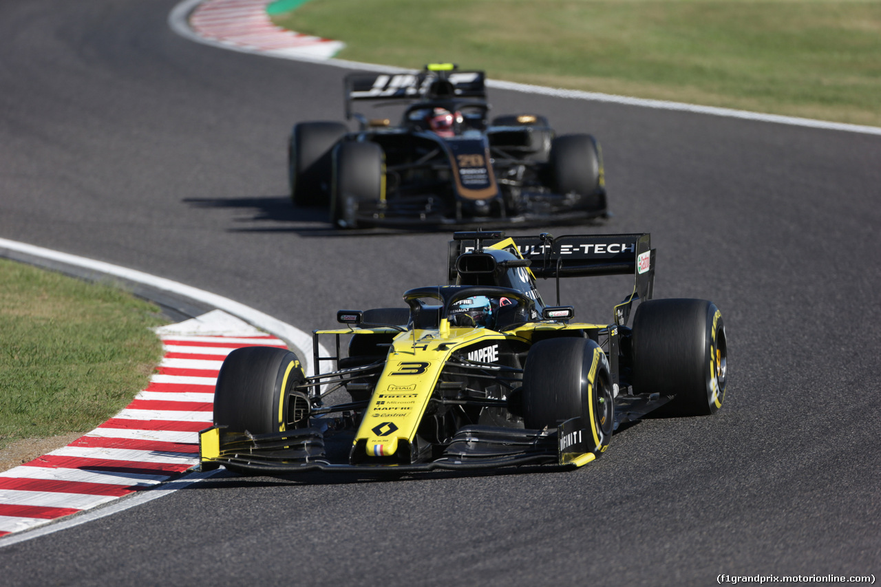 GP GIAPPONE, 13.10.2019- Gara, Daniel Ricciardo (AUS) Renault Sport F1 Team RS19