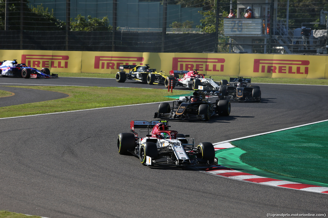 GP GIAPPONE, 13.10.2019- Gara, Antonio Giovinazzi (ITA) Alfa Romeo Racing C38