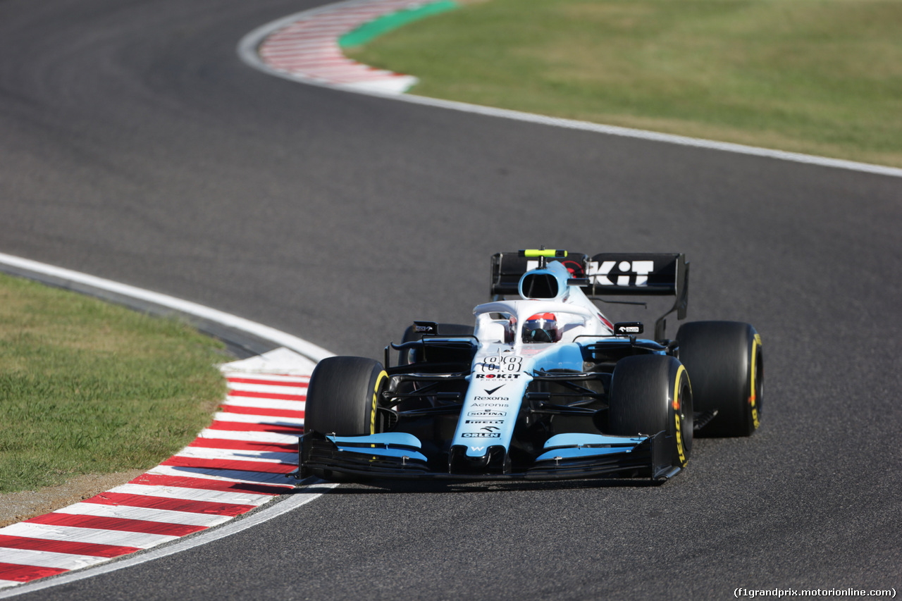 GP GIAPPONE, 13.10.2019- Gara, Robert Kubica (POL) Williams F1 FW42