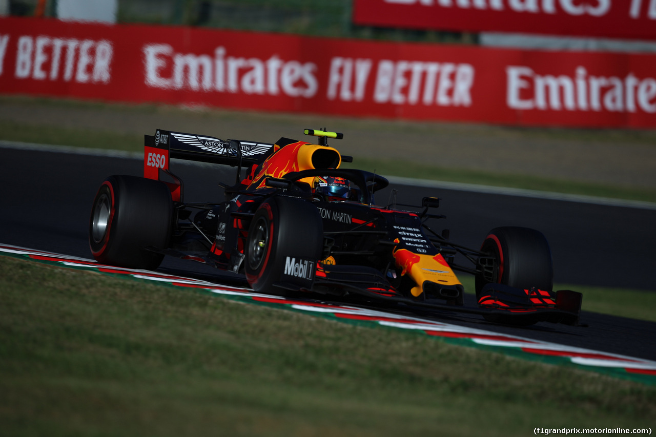 GP GIAPPONE, 13.10.2019- race, Alexader Albon (THA) Redbull Racing RB15