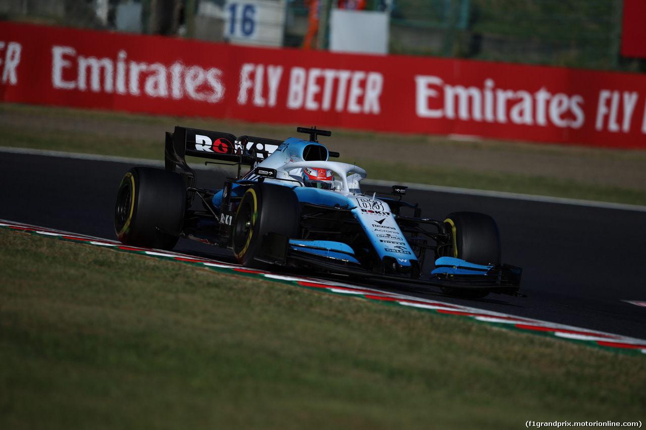 GP GIAPPONE, 13.10.2019- race, George Russell (GBR) Williams F1 FW42