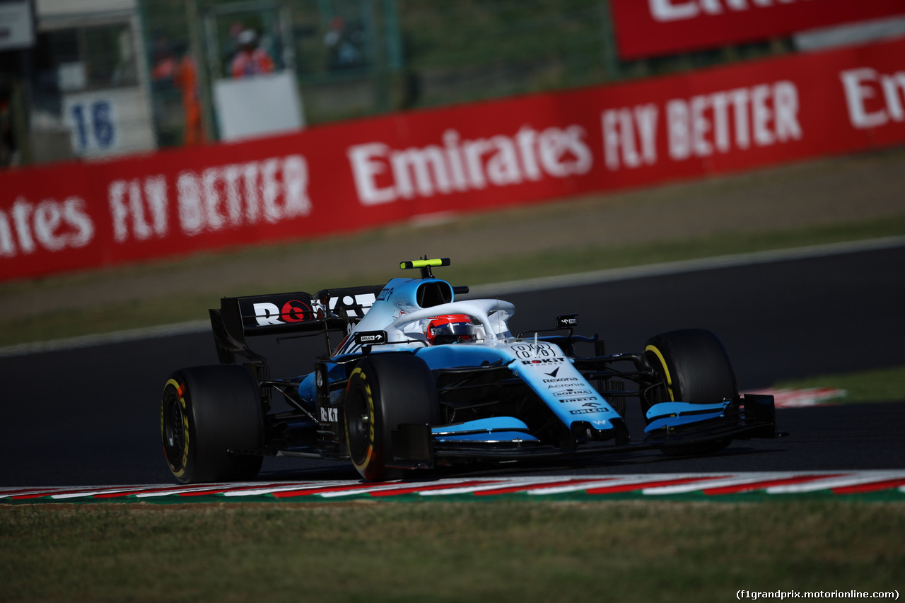 GP GIAPPONE, 13.10.2019- race, Robert Kubica (POL) Williams F1 FW42