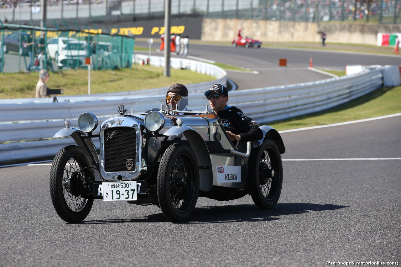 GP GIAPPONE, 13.10.2019- driver parade, Robert Kubica (POL) Williams F1 FW42