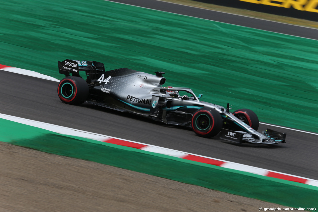 GP GIAPPONE, 11.10.2019- Prove Libere 1, Lewis Hamilton (GBR) Mercedes AMG F1 W10 EQ Power