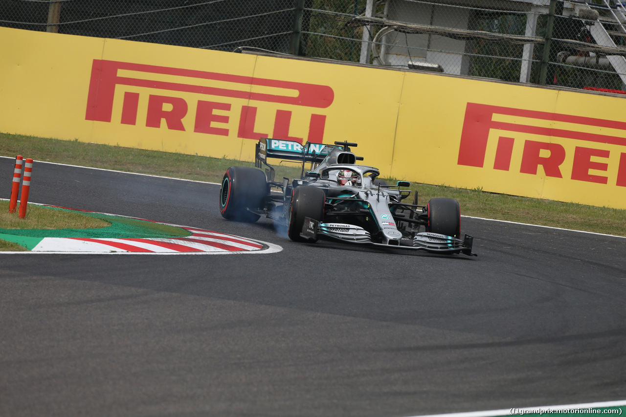 GP GIAPPONE, 11.10.2019- Prove Libere 1, Lewis Hamilton (GBR) Mercedes AMG F1 W10 EQ Power