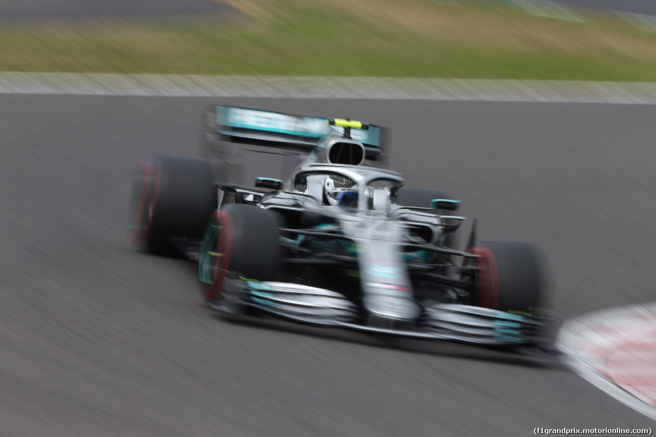 GP GIAPPONE, 11.10.2019- Prove Libere 1, Valtteri Bottas (FIN) Mercedes AMG F1 W10 EQ Power