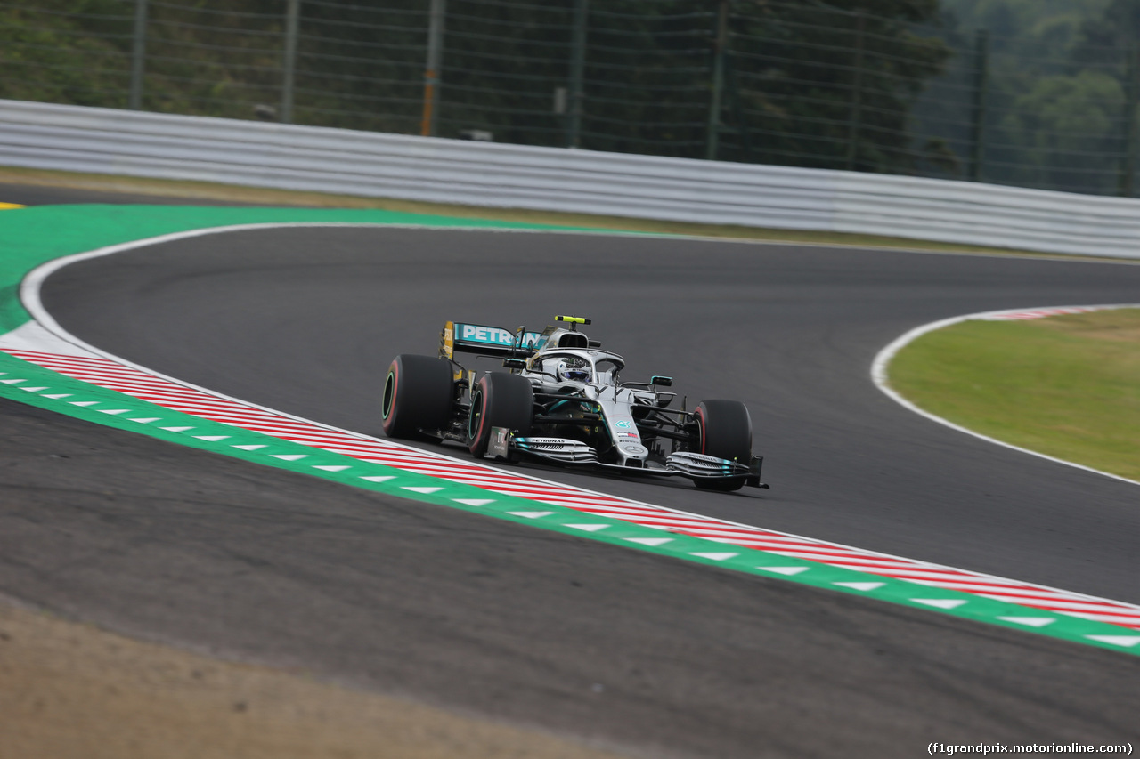 GP GIAPPONE, 11.10.2019- Prove Libere 1, Valtteri Bottas (FIN) Mercedes AMG F1 W10 EQ Power