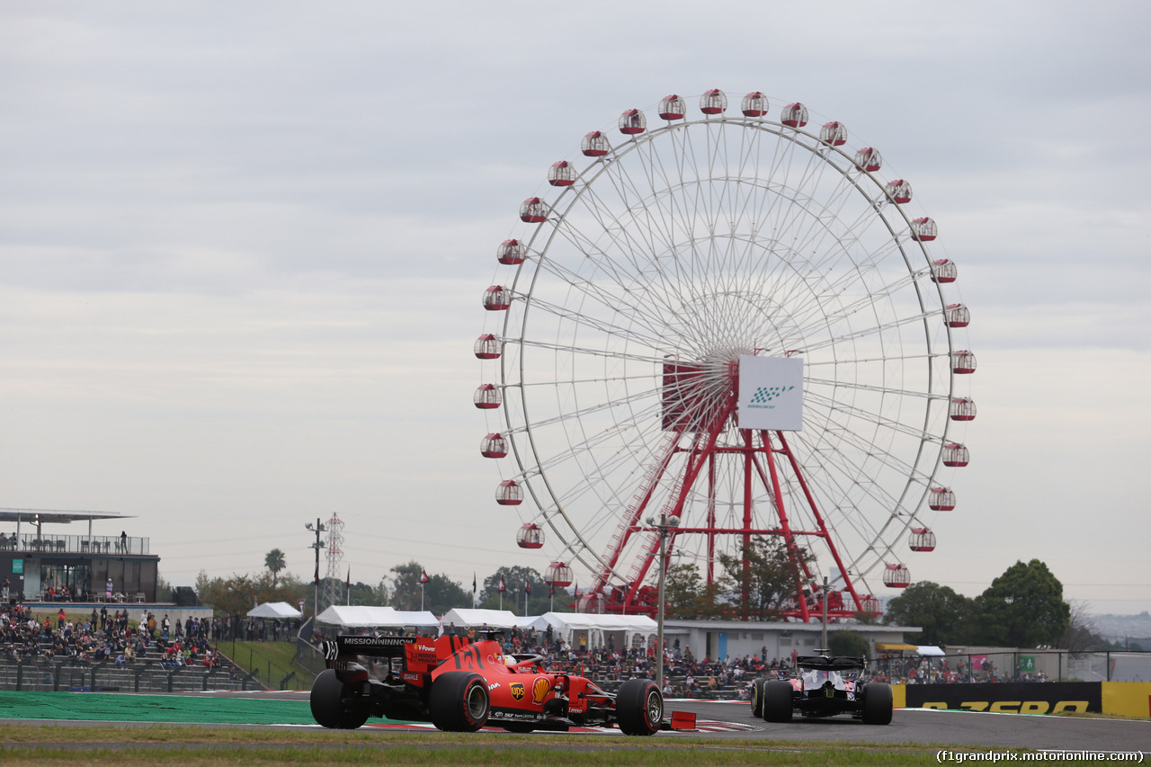 GP GIAPPONE, 11.10.2019- Prove Libere 1, Sebastian Vettel (GER) Ferrari SF90