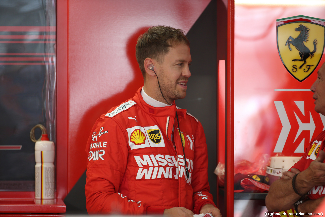 GP GIAPPONE, 11.10.2019- Prove Libere 1, Sebastian Vettel (GER) Ferrari SF90