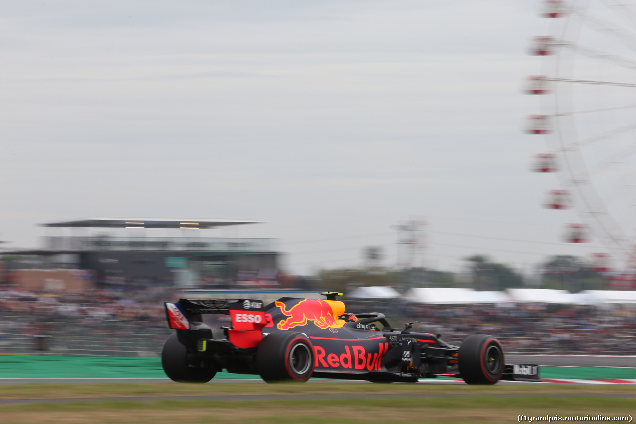 GP GIAPPONE, 11.10.2019- Prove Libere 1, Alexader Albon (THA) Redbull Racing RB15