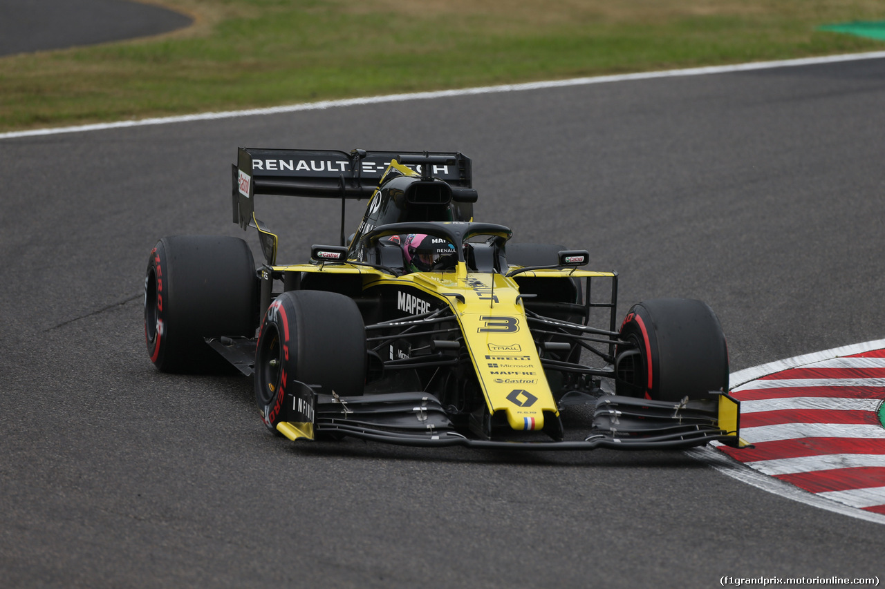 GP GIAPPONE, 11.10.2019- Prove Libere 1, Daniel Ricciardo (AUS) Renault Sport F1 Team RS19