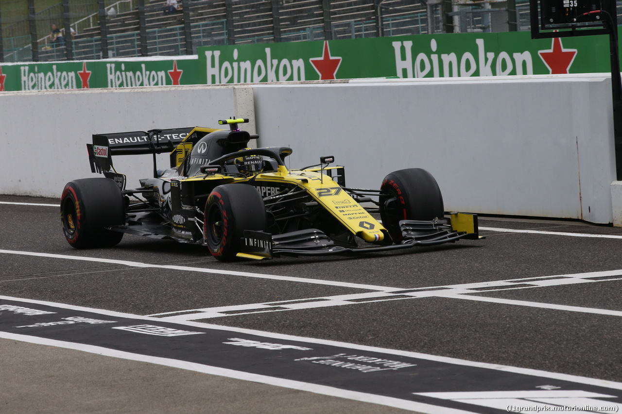 GP GIAPPONE, 11.10.2019- Prove Libere 1, Nico Hulkenberg (GER) Renault Sport F1 Team RS19