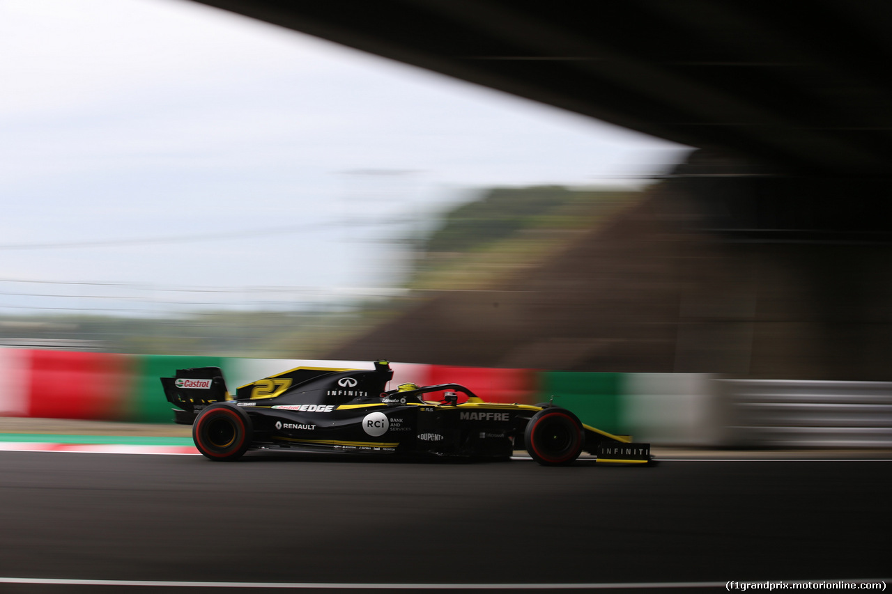 GP GIAPPONE, 11.10.2019- Prove Libere 1, Nico Hulkenberg (GER) Renault Sport F1 Team RS19