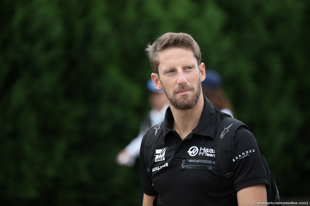 GP GIAPPONE, 11.10.2019- Romain Grosjean (FRA) Haas F1 Team VF-19
