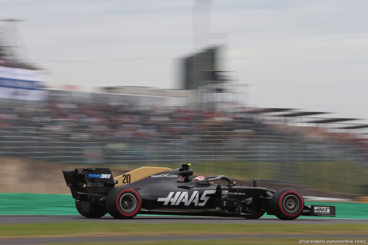 GP GIAPPONE, 11.10.2019- Prove Libere 1, Kevin Magnussen (DEN) Haas F1 Team VF-19