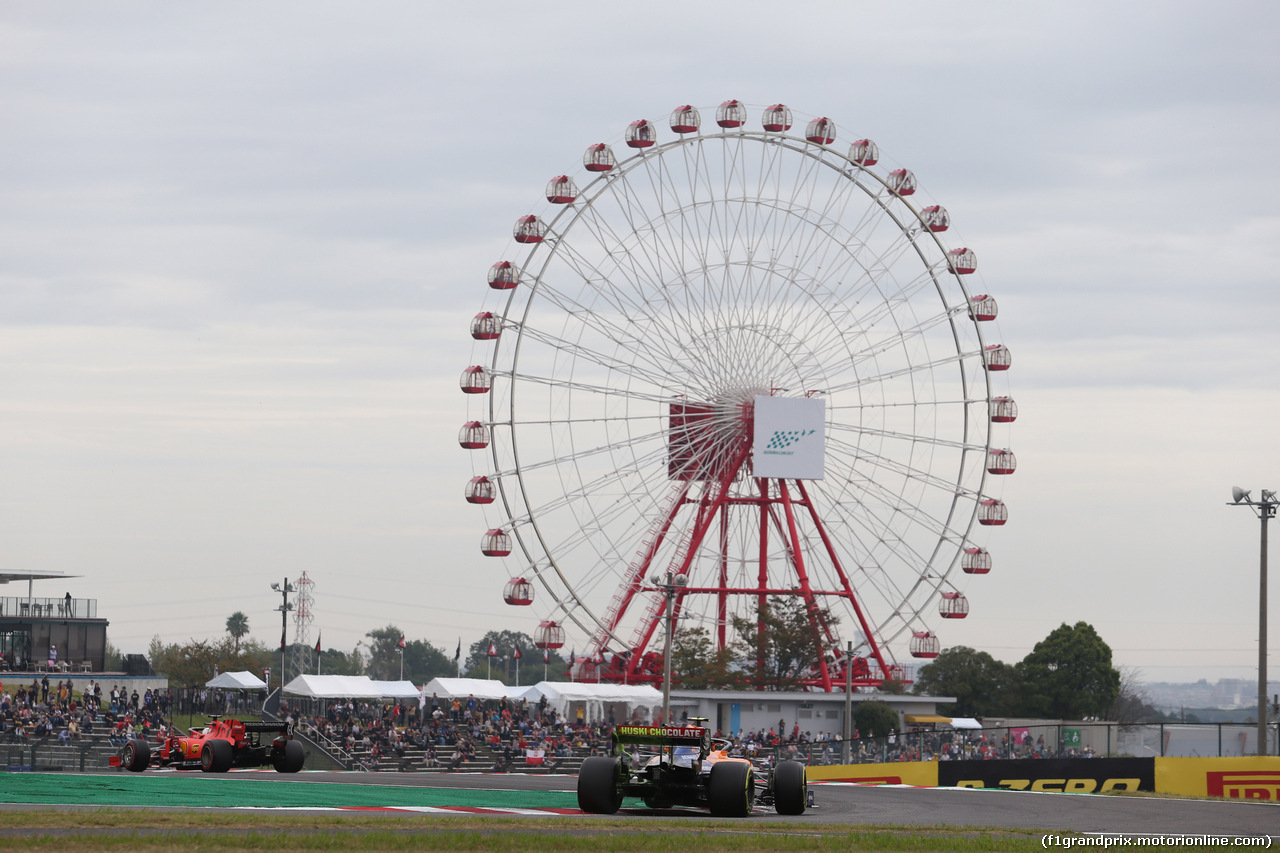 GP GIAPPONE, 11.10.2019- Prove Libere 1, Lando Norris (GBR) Mclaren F1 Team MCL34